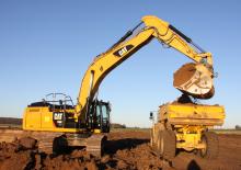 Rupsgraafmachines Caterpillar 336E LN