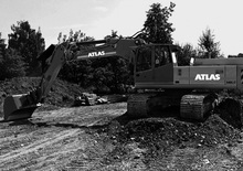 Rupsgraafmachines Atlas 340 LC