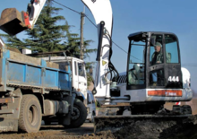 Rupsgraafmachines Bobcat 444