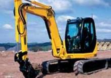 Rupsgraafmachines JCB 8080