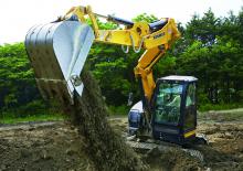 Rupsgraafmachines Yanmar B 7 -6 CR