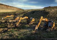 Rupsgraafmachines Case CX130D