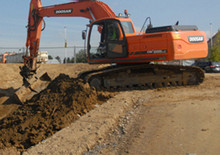 Rupsgraafmachines Doosan DX 255 N LC
