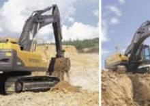Rupsgraafmachines Volvo EC460LC
