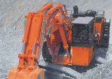 Rupsgraafmachines Hitachi EX 2500-6