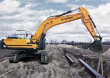 Rupsgraafmachines Hyundai HX380L
