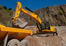 Rupsgraafmachines JCB JS370 LC
