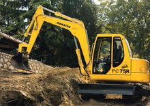 Rupsgraafmachines Komatsu PC75-1