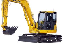 Rupsgraafmachines Komatsu PC88MR-8