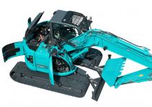 Rupsgraafmachines Kobelco SK 140 SRLC 3