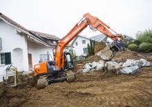 Rupsgraafmachines Hitachi ZX 130-5