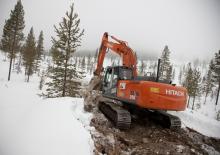 Rupsgraafmachines Hitachi ZX 250 LC-3