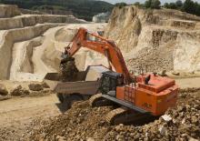 Rupsgraafmachines Hitachi ZX670LCH-5B