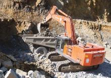 Rupsgraafmachines Hitachi ZX 670 LCR-3