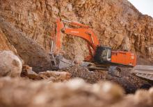 Rupsgraafmachines Hitachi ZX 870 LCR-3