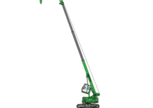 Rupskranen - Telescooparm Sennebogen 613 R