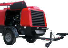 Mobiele Perslucht Compressors - diesel, elektrisch, benzine Rotair MDVS 105 P 