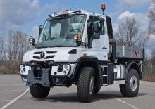 Voortrekhaak gemeentetrekker Unimog U 423 Euro 5