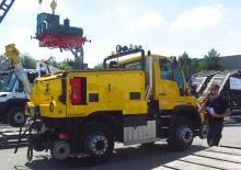 Voortrekhaak gemeentetrekker Unimog U 429 Euro 5