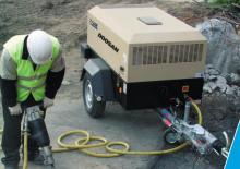 Mobiele Perslucht Compressors - diesel, elektrisch, benzine Doosan 7/26EG