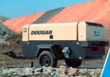 Mobiele Perslucht Compressors - diesel, elektrisch, benzine Doosan 7/72