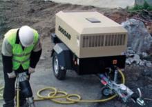 Mobiele Perslucht Compressors - diesel, elektrisch, benzine Doosan 9/110