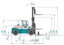 Dieselheftrucks Konecranes SMV 10-600 B
