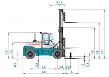 Dieselheftrucks Konecranes SMV 16-600 B
