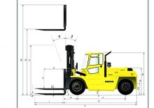Dieselheftrucks Hyundai 160 D 7 E