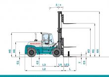 Dieselheftrucks Konecranes SMV 20-1200 B