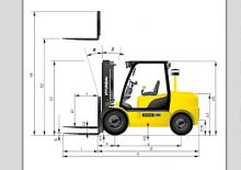 Dieselheftrucks Hyundai 50 DA 7 E