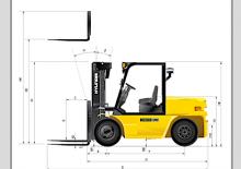 Dieselheftrucks Hyundai 50 DS 7 E