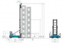 Dieselheftrucks Konecranes SMV 52 G 4