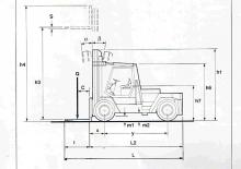 Dieselheftrucks Steinbock B 1209