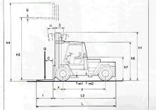 Dieselheftrucks Steinbock B 1409