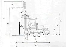 Dieselheftrucks Steinbock B 1506