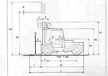 Dieselheftrucks Steinbock B 1609