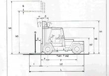 Dieselheftrucks Steinbock B 1612