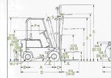 Dieselheftrucks Clark C 500-y-200 D