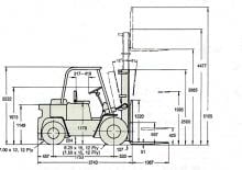 Dieselheftrucks Clark C 500-y-60 D