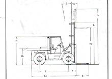 Dieselheftrucks Clark C 500-ys-250 D