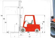 Dieselheftrucks Raniero C 80 H