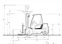 Dieselheftrucks Steinbock CD 25 C