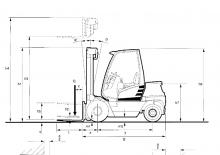 Dieselheftrucks Steinbock CD 40 C