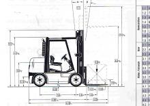 Dieselheftrucks Clark CDC 70
