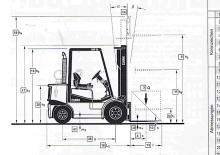 Dieselheftrucks Clark CDP 20