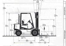 Dieselheftrucks Clark CDP 25