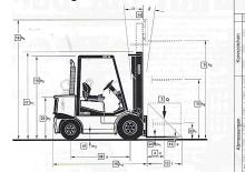 Dieselheftrucks Clark CDP 30
