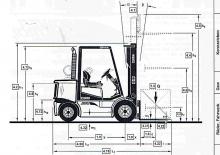 Dieselheftrucks Clark CDP 50 SH