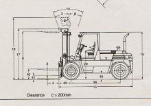 Dieselheftrucks Doosan D 150